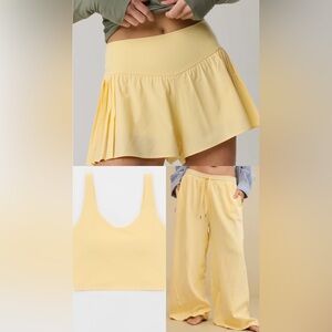 Aerie Yellow Notes Set S/M